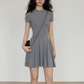 Mock Neck Tight Dress VAS0096