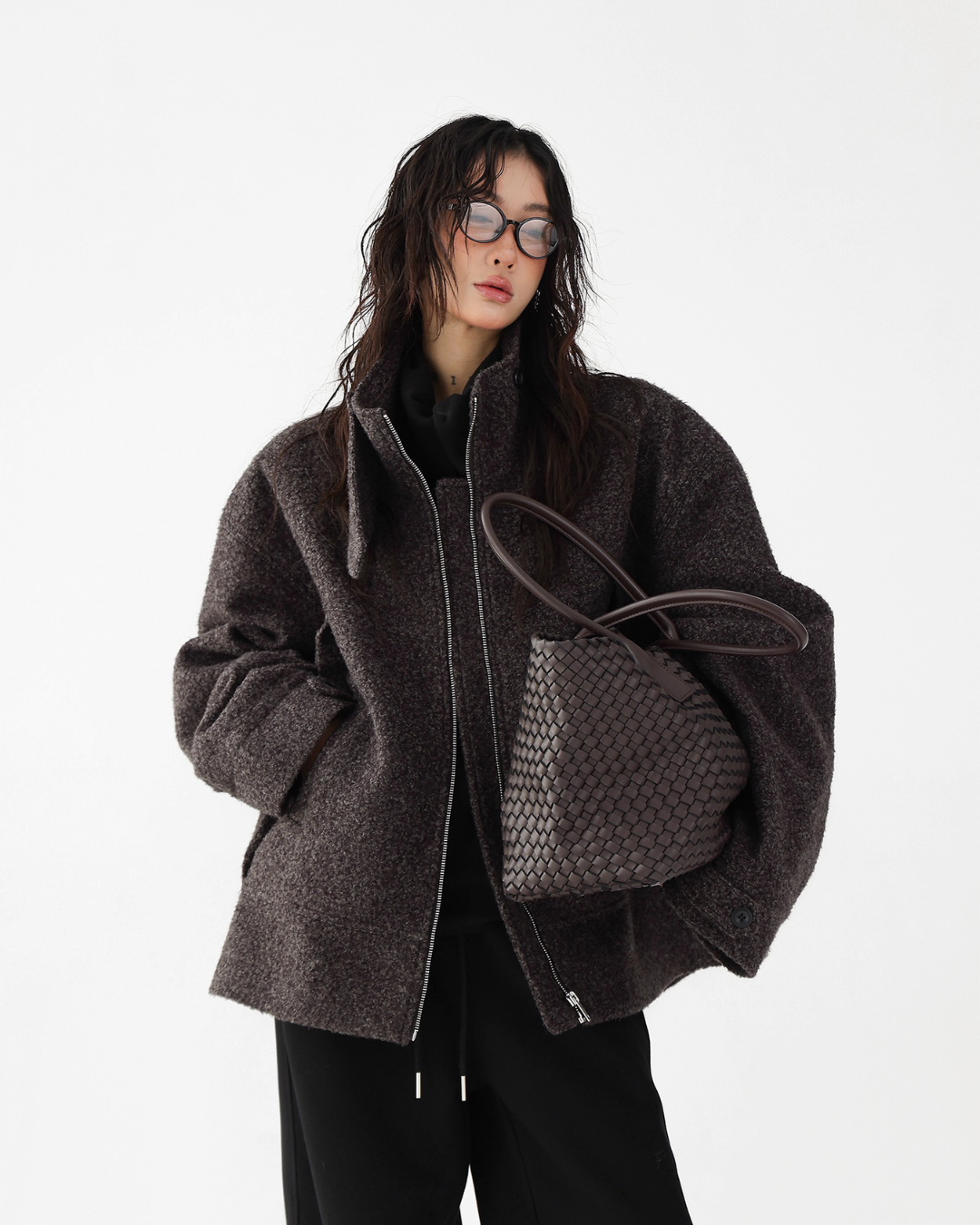 Elegant Stand Collar Wool Coat ACS0320