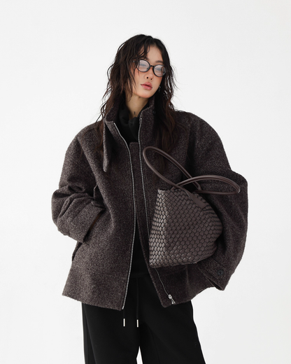 Elegant Stand Collar Wool Coat ACS0320