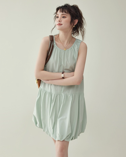 Balloon Sleeveless Dress AMU0039