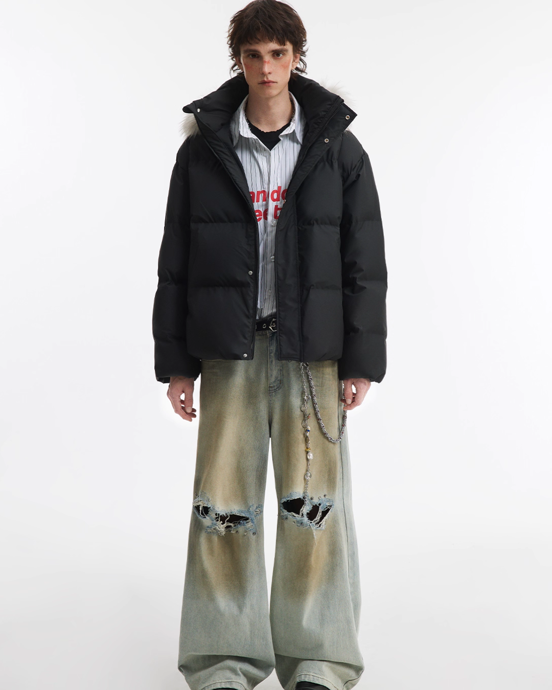 Hood Fur Down Jacket NDC0004