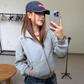 Studded Zip Up Hoodie CYE0036