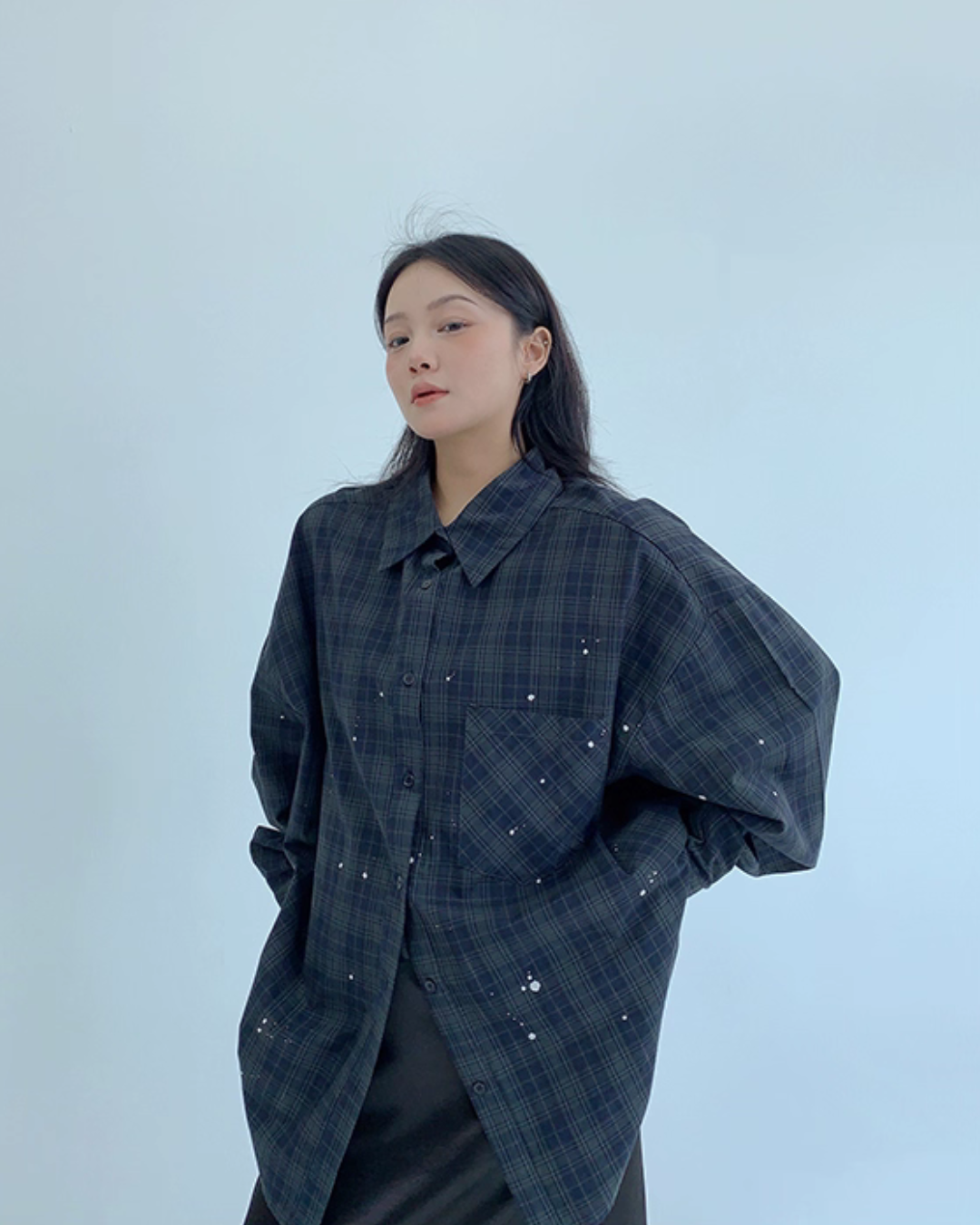 Back Logo Loose Paid Shirt YLS0932
