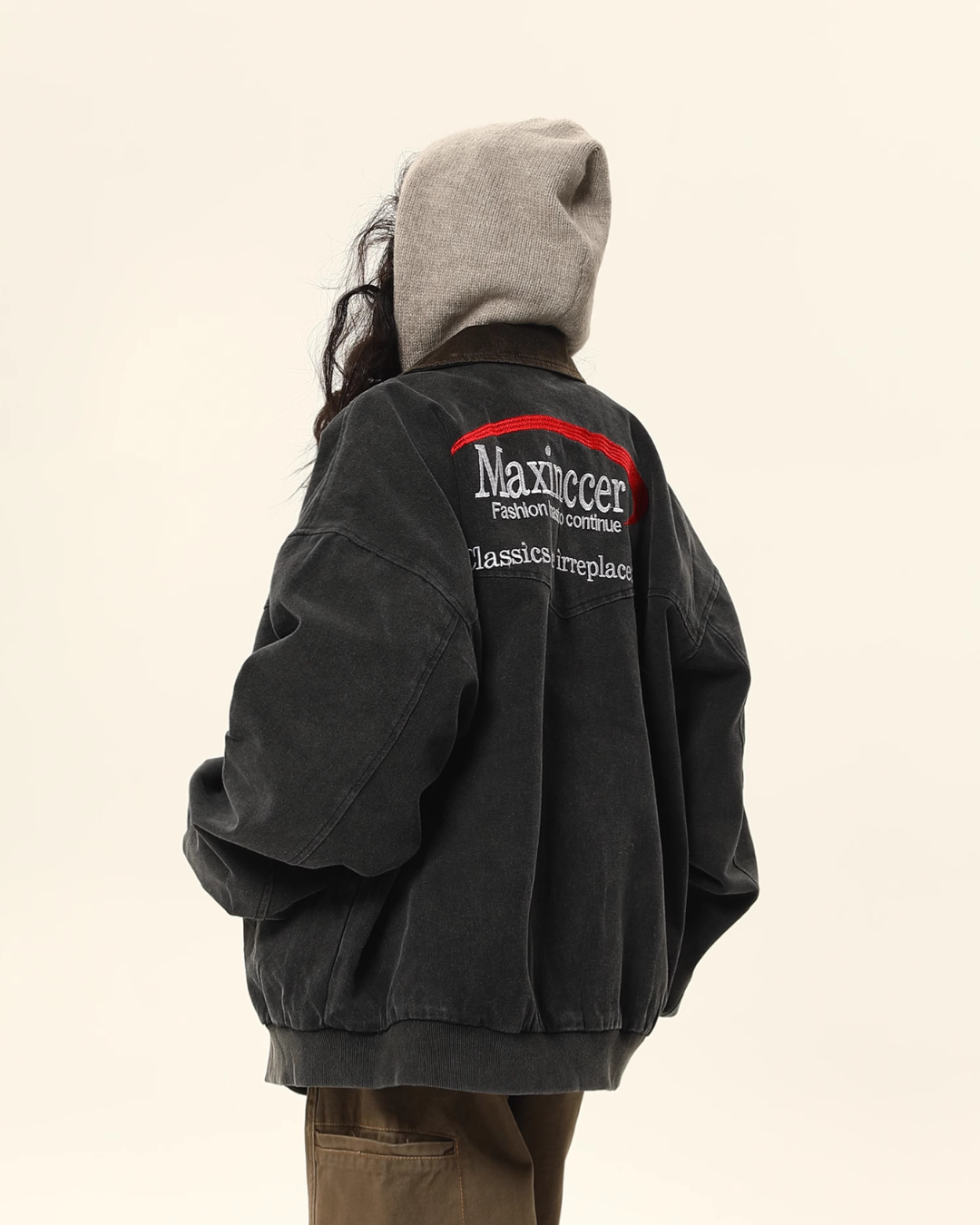 Back Logo Vintage Jacket WDZ0009