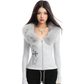 Fur Design Zip Knit BGS0038