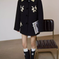 Vintage Embroidered Collar Wool Coat SUY0022