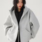Volume Stand Neck Zip Hoodie ACS0175