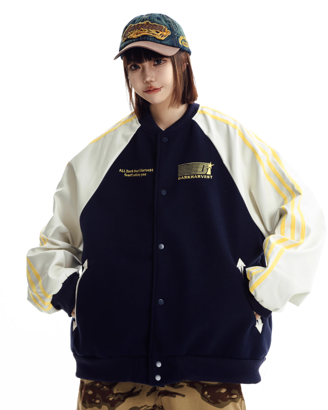 Bicolor Sideline Stadium Jumper AXN0001