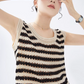 Striped Knit Tank Top GIR0002