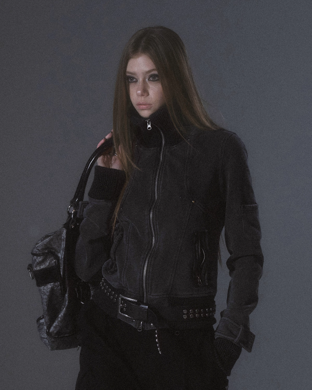 Suede Punk Tight Jacket WAT0003