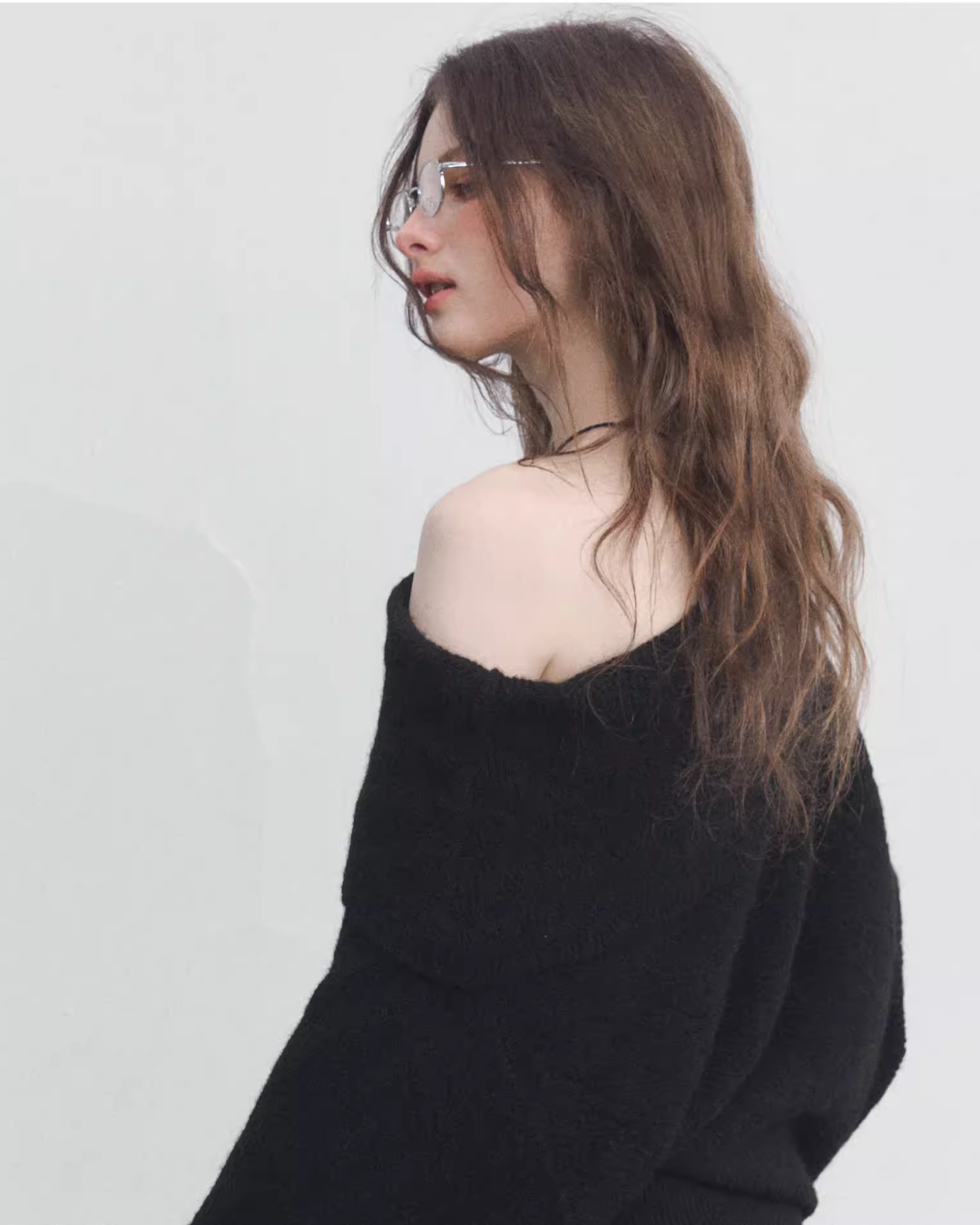 Off-Shoulder Knit Tops SPY0031