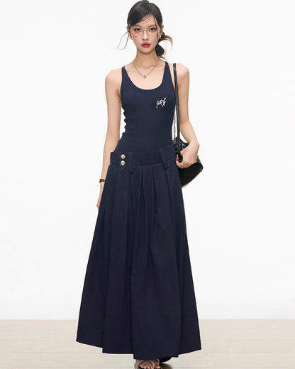 Sleeveless Long Dress WEO0034