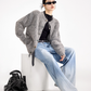 Round Neck Knit Cardigan ICM0101