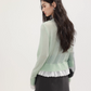 Round Neck Frill Flare Cardigan CHS0009