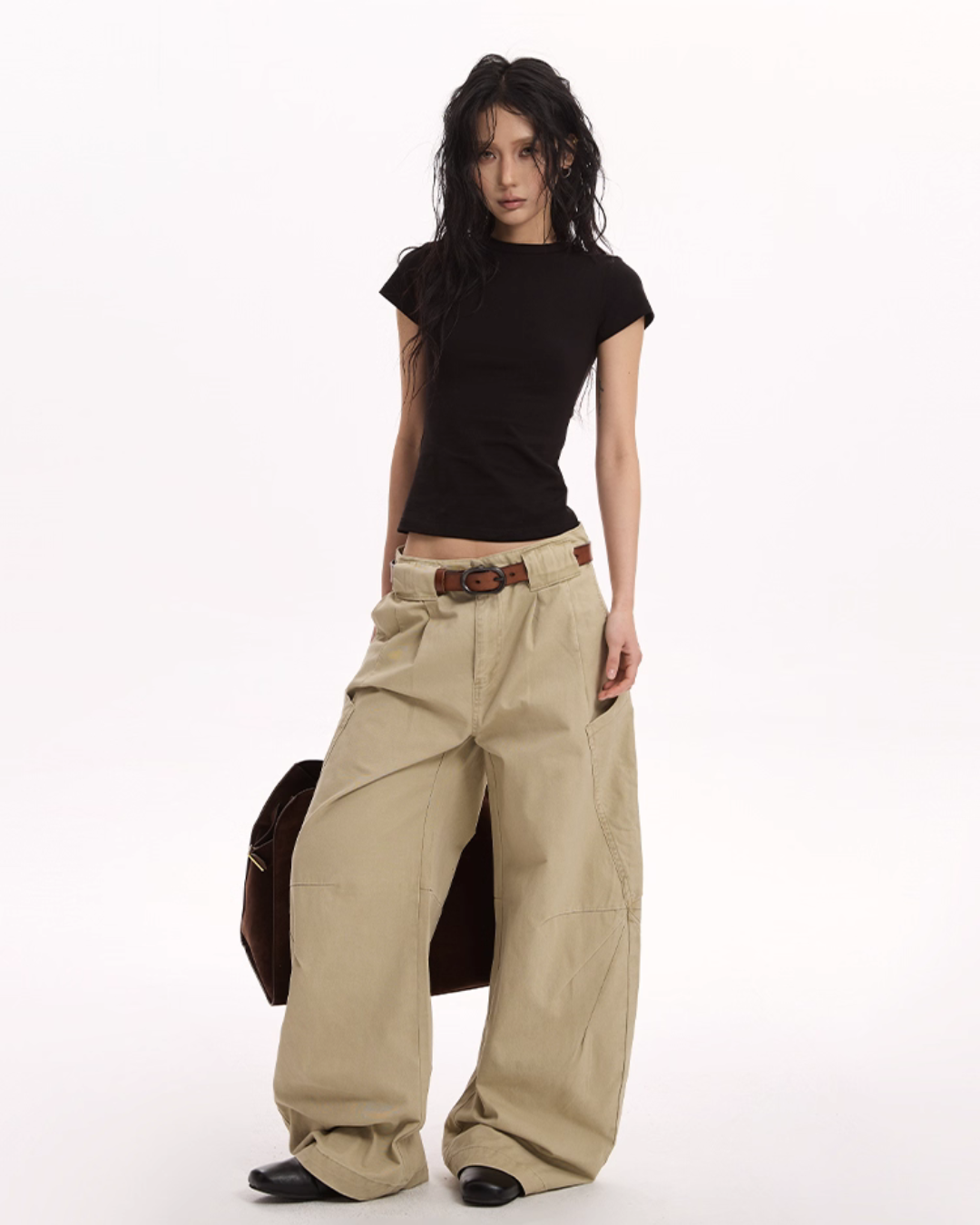 Big Pocket Curve Wide Pants VAT0001