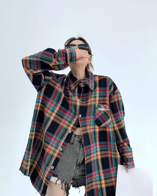 Vintage Plaid Shirt YLS0370