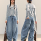 Sailor Collar Layered-Style Top ASG0078
