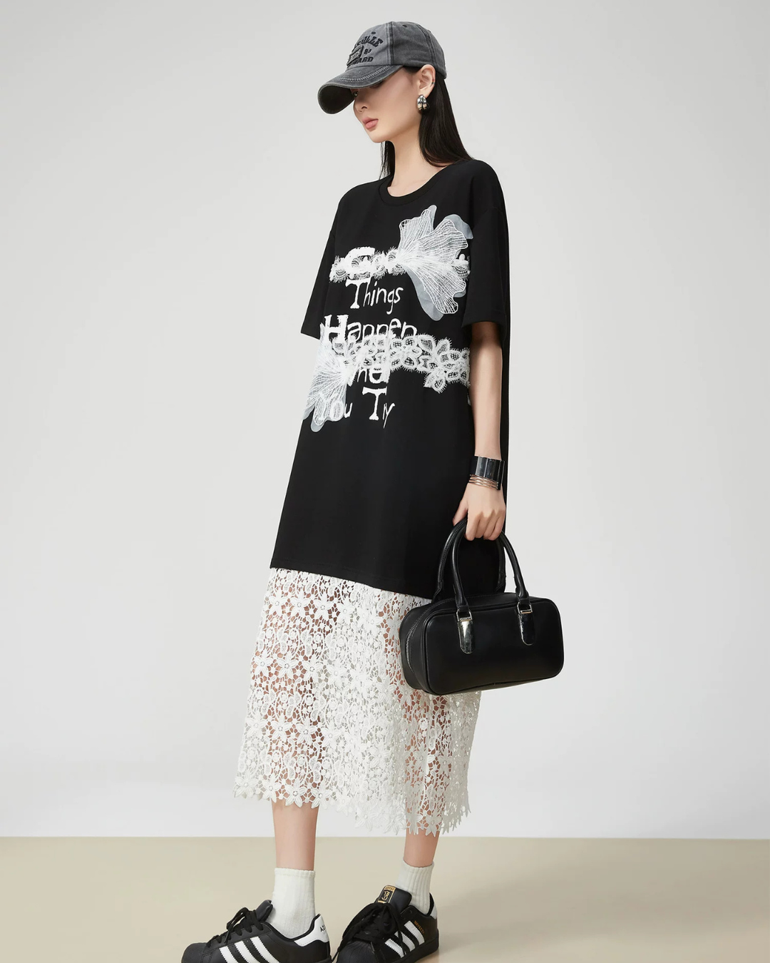Race Switch T-Shirt Dress FER0155