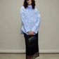 Rose Stripe Loose Shirt TEO0011