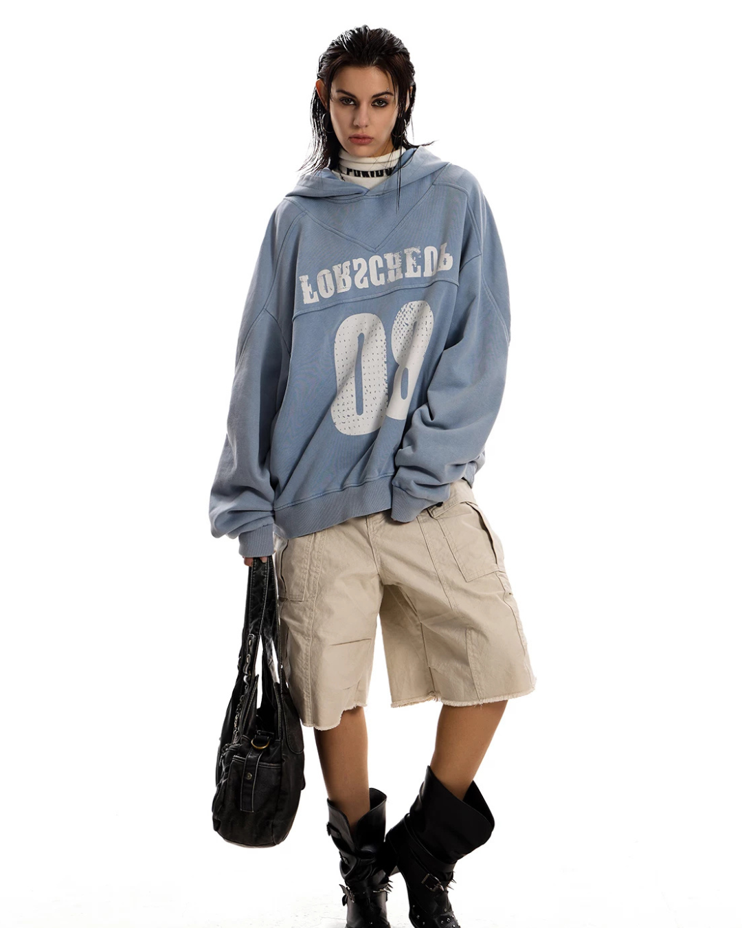Number Logo Pullover Hoodie ZTS0024