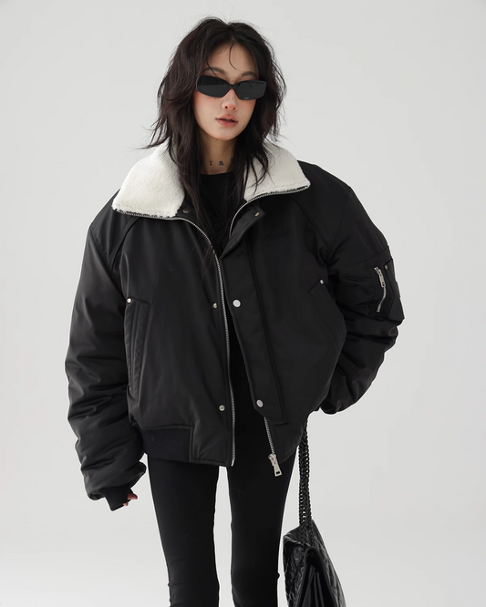 Fur Bomber Jacket ACS0186