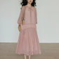 Feminine Tiered Long Dress VAS0197