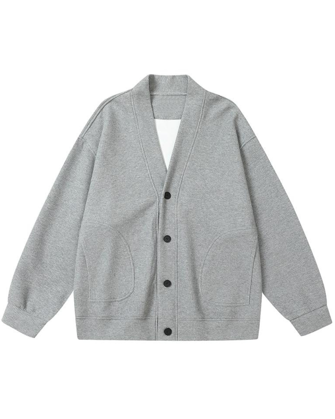 Basic Loose Knit Cardigan LMN0008