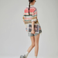 Multi-Border Openwork Polo Knit FER0224