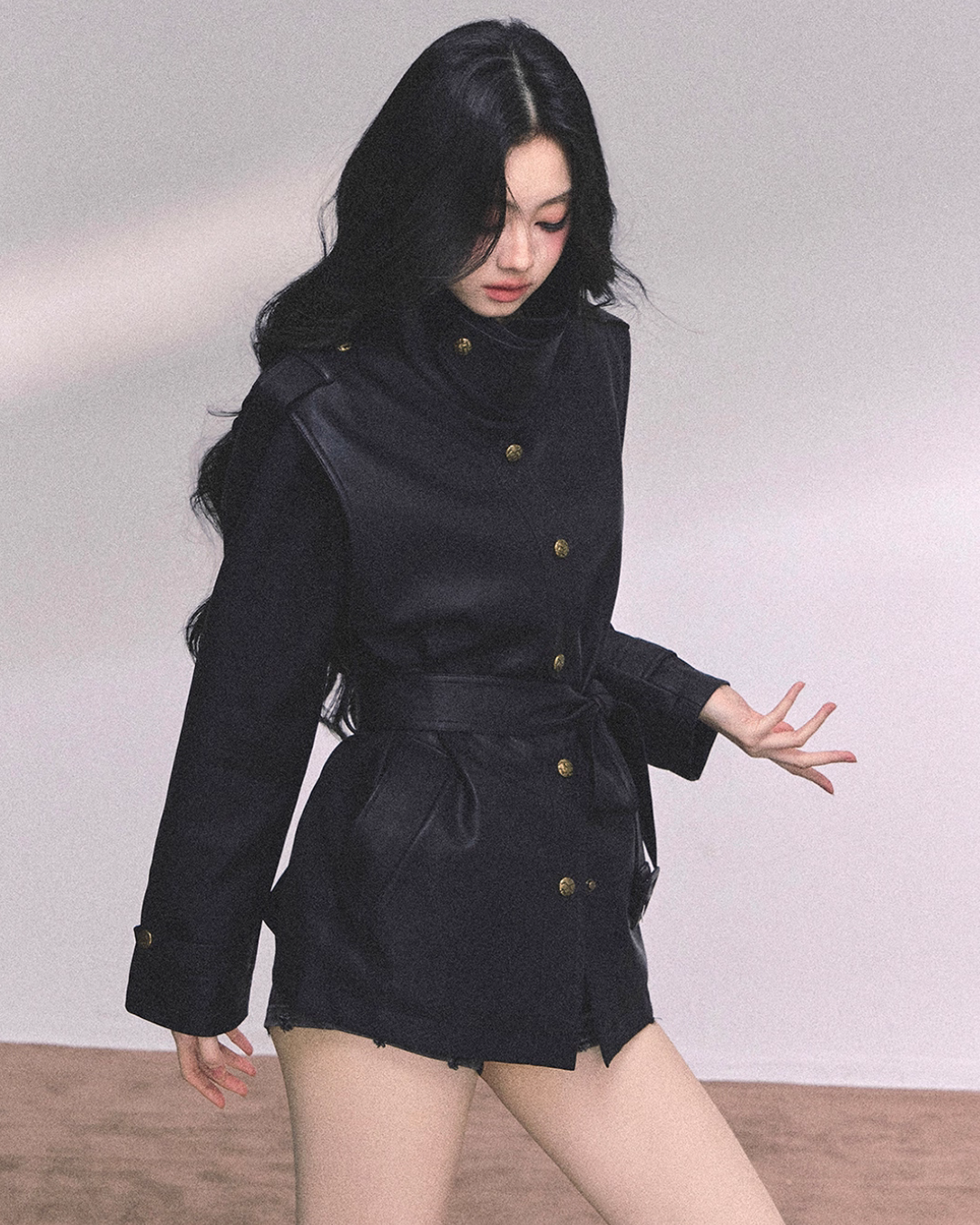 Retro Oversized Leather Jacket LAS0048