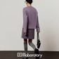 Embroidered Sequin Knit Top / Purple Mini Skirt LLA0620