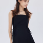 Square Neck Asymmetry Dress SHN0045