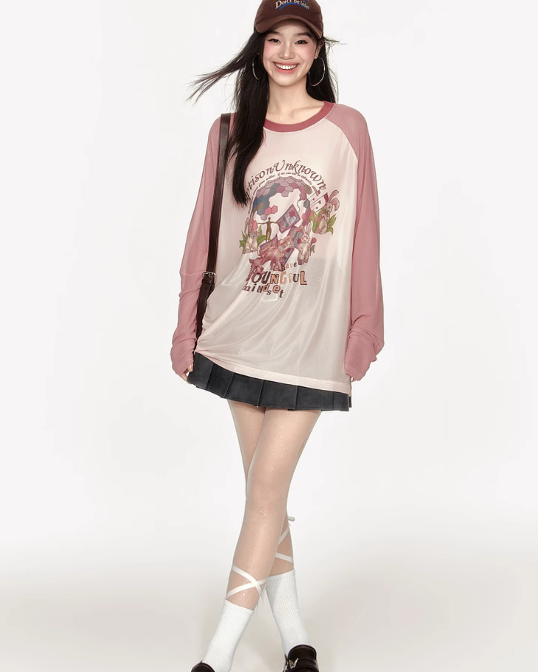 Retro Raglan Sleeve T-Shirt EPU0009