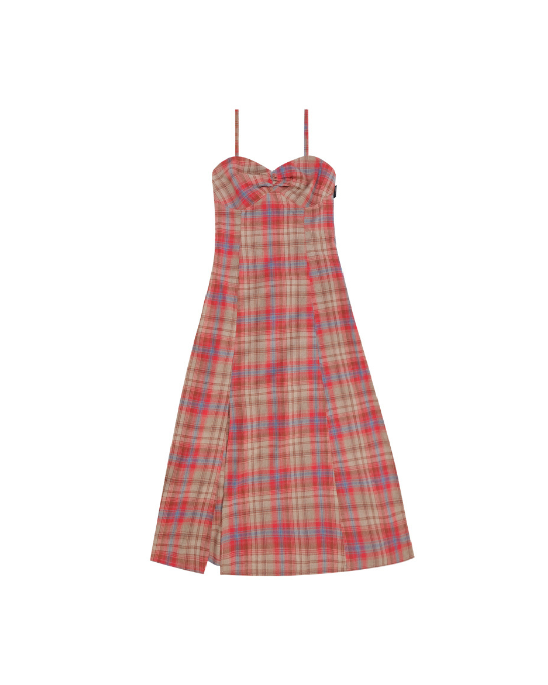 Retro Plaid Camisole Dress ZZF0199