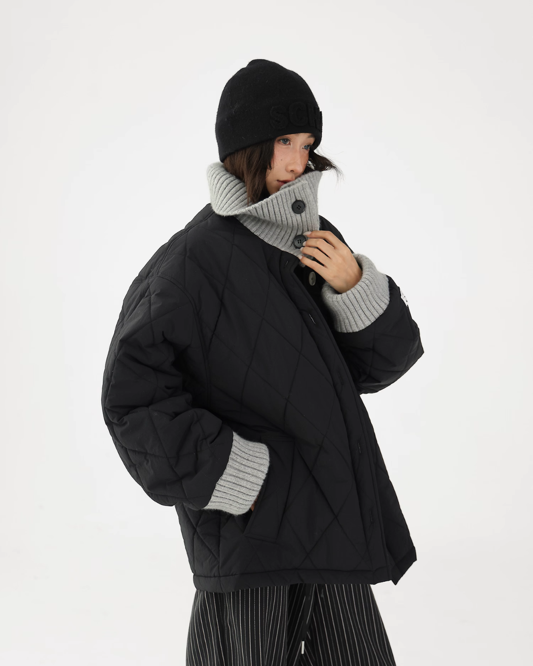 Quilted Loose Cotton Coat ACS0324