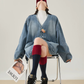 Duffle Button Denim Jacket FER0386