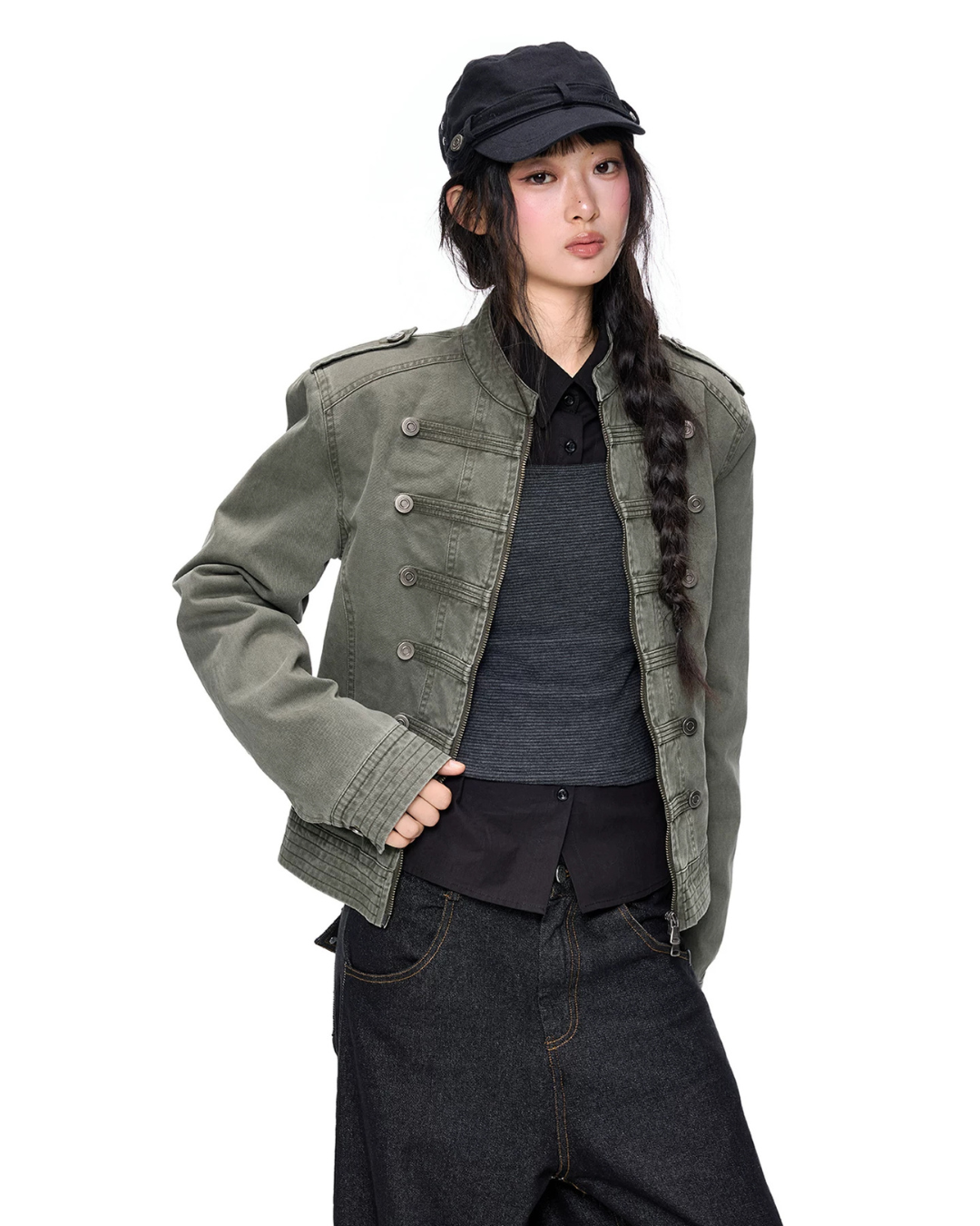 Rebel Military Jacket EZK0107