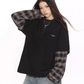 Plaid Two-Piece Long Sleeve T-Shirt BGS0046