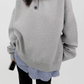 Polo Neck Layered Knit YLS0674