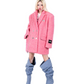 Pink Zipper Silhouette Jacket PPK0006