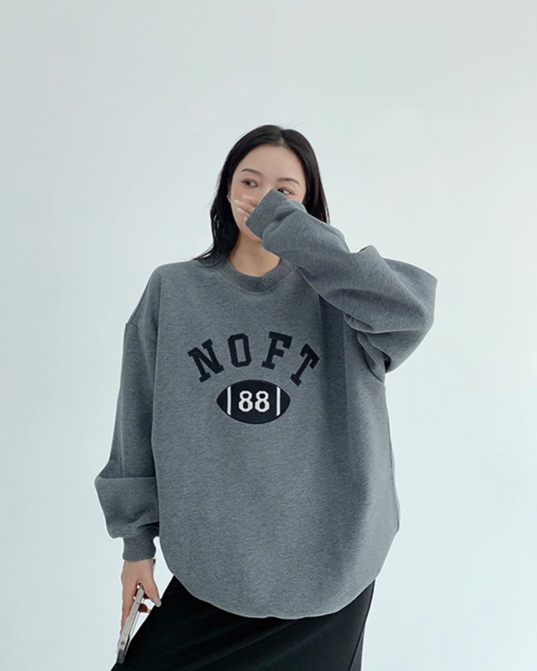 Logo Loose Sweat Top YLS0939