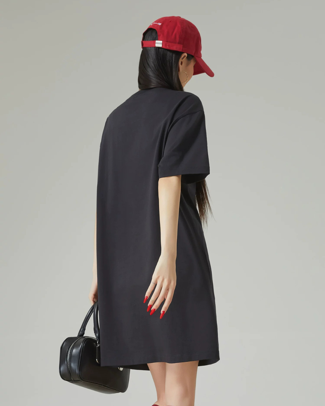 Cat Print T-Shirt Dress FER0284