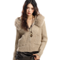 Faux Fur Zip Knit Top BGS0042