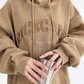 Oversized Logo Sweat Hoodie YLS0065