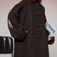 Patchwork Lapel Wool Coat  SUY0021
