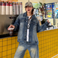 Vintage Washed Denim Jacket CYE0055