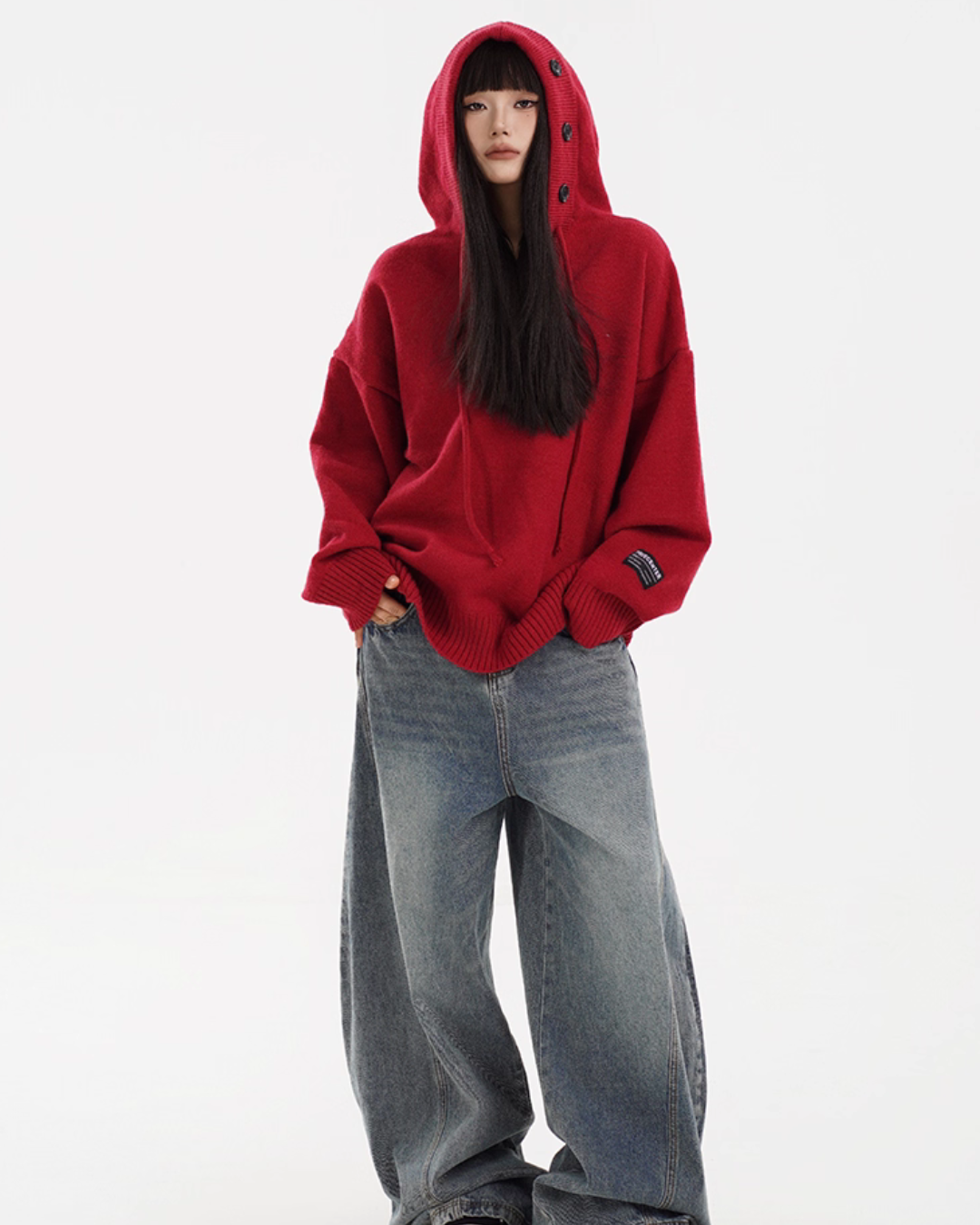 Hooded Knit Hoodie FEC0005