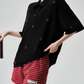 Cherry Embroidery Polo Knit Shirt FER0225