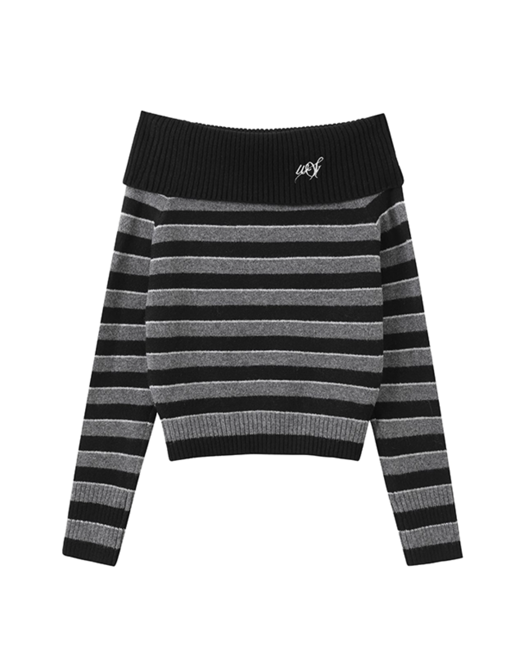 Off Shoulder Sweater Top / Wide Long Pants WEO0061