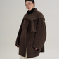 Scarf Design Wool Coat SRS0375