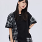 Irregular Patchwork Checkered Dress SHN0038